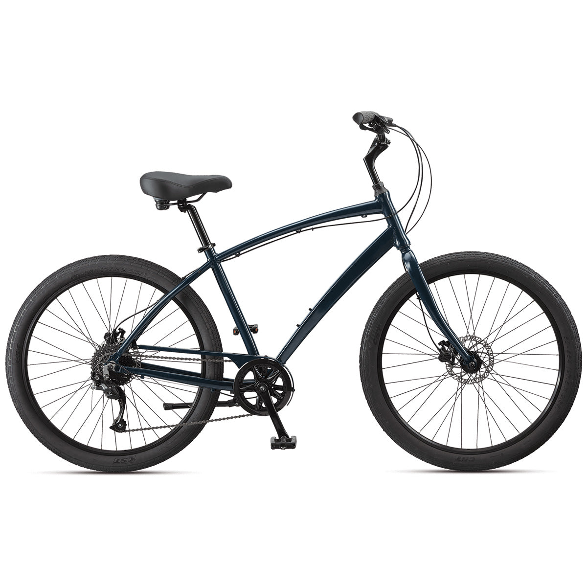 Comfort Street HD Hybrid 9 Speed Hydraulic Disc 27.5 19 Dark Blue L Progear Bikes