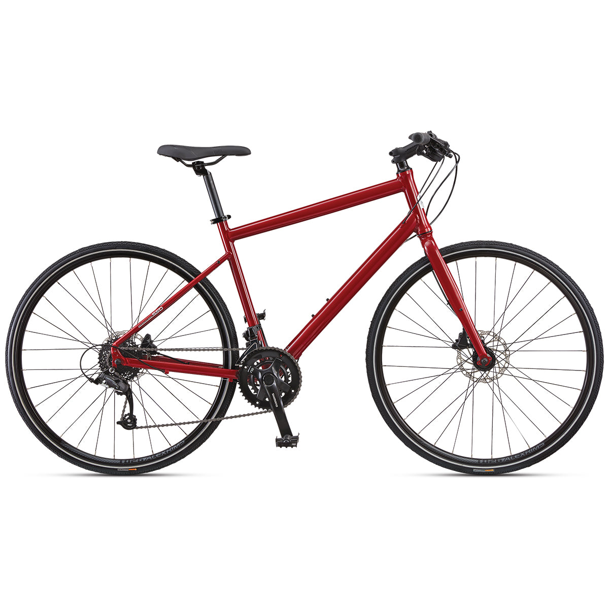 Vivace A2 Hybrid Bike - Red – Progear Bikes