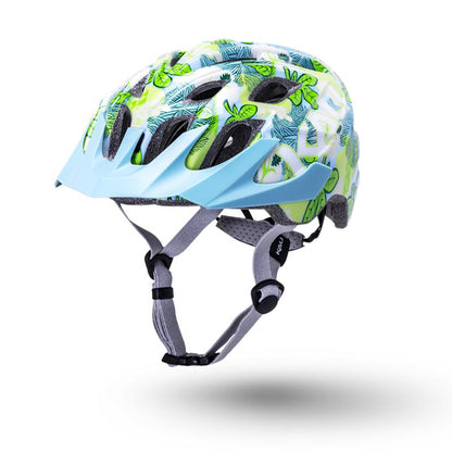 Kali Chakra Youth Kids Helmet - Flora Gloss Blue (52-57cm)