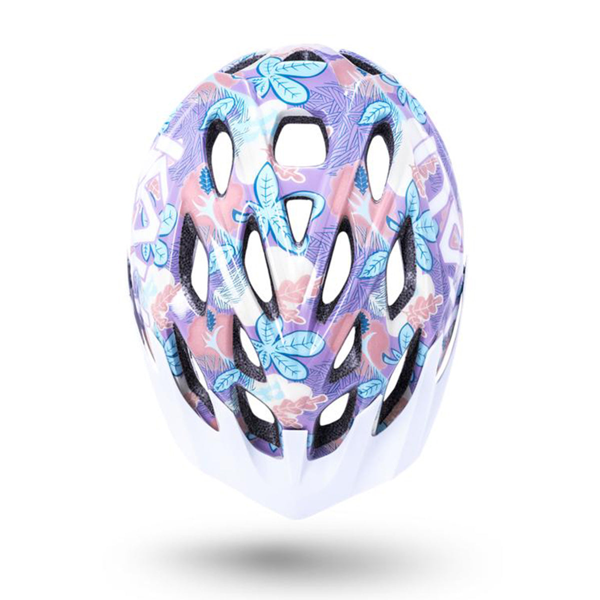 Kali Chakra Youth Kids Helmet - Flora Gloss Purple (52-57cm)