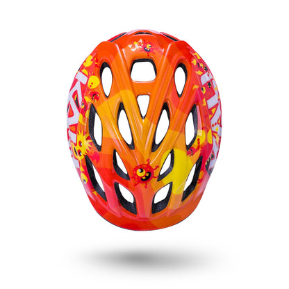 Kali Chakra Child Kids Helmet - Monsters Orange