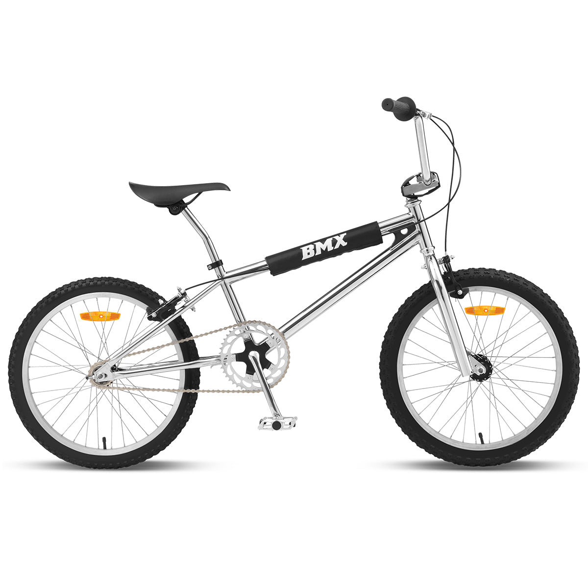 All white outlet bmx bike