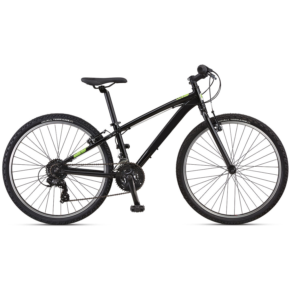 Boys black 2024 mountain bike