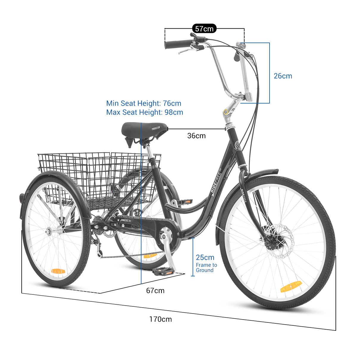 White store adult tricycle